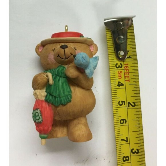 Christmas Ornament "Forever Friends Bear" Hallmark 1998 QX6303 Andrew Brownsward - Picture 2 of 4
